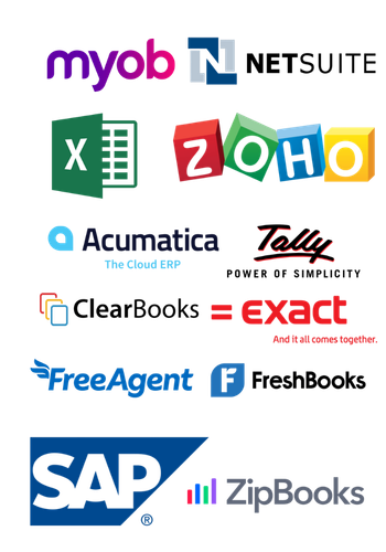 All accounting software we migrate from to Xero